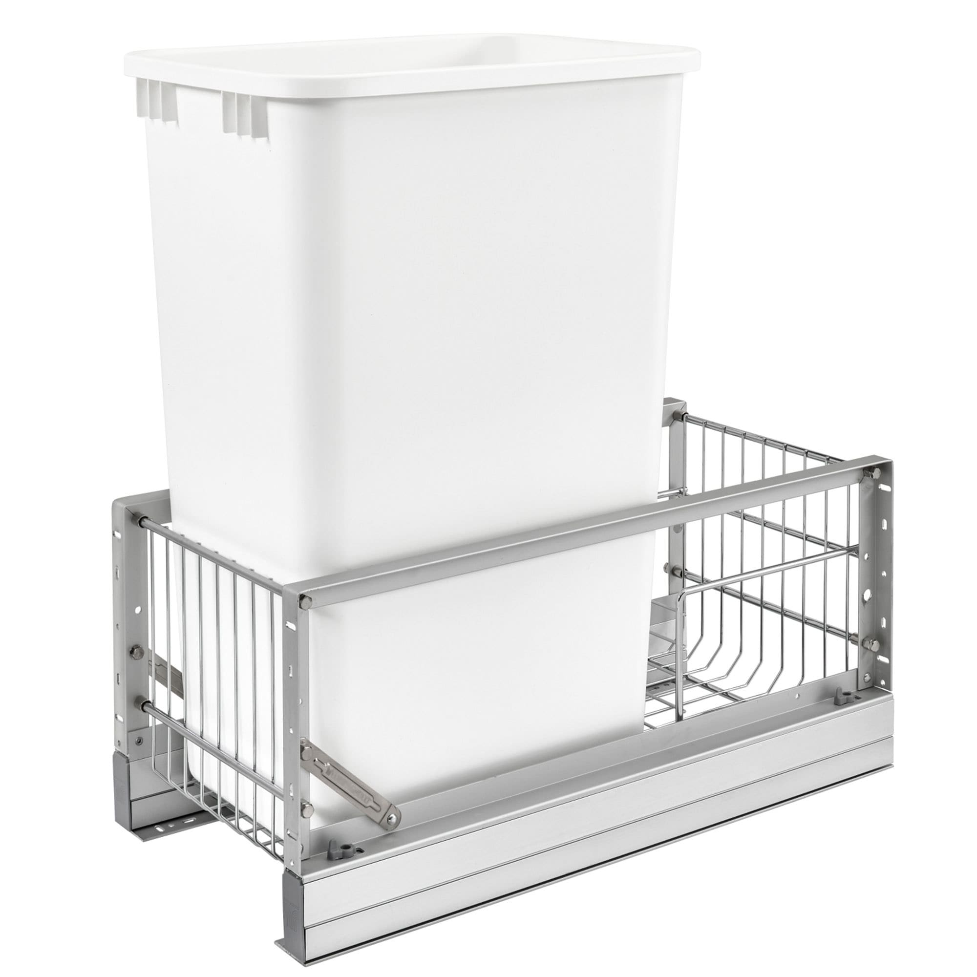 Rev-A-Shelf 10-in x 20-in 50-Quart Single Pull Out Trash Can