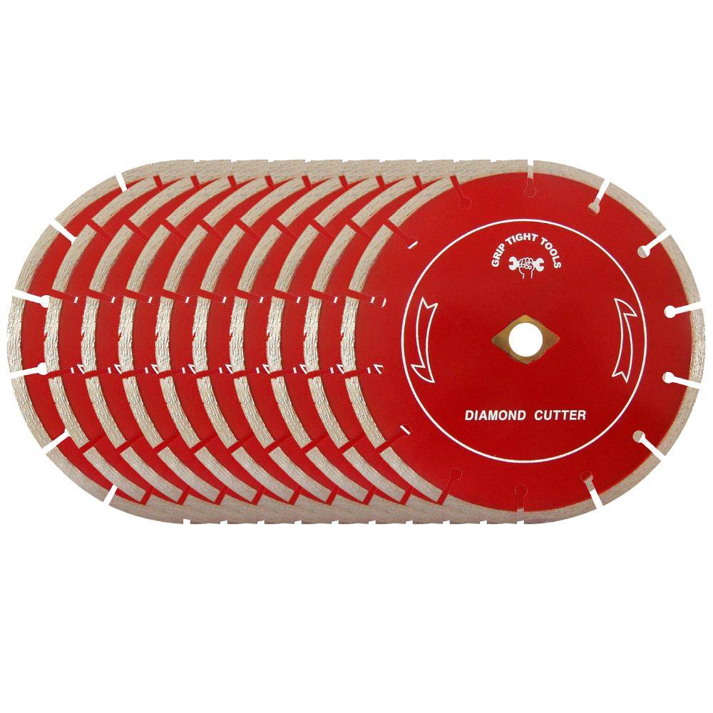 Grip Tight Tools Professional 4-in Wet/Dry Segmented Rim Diamond Saw Blade