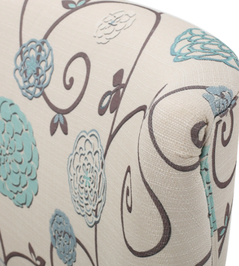 Noble House Arabella Multicolor Floral Fabric Club Chair