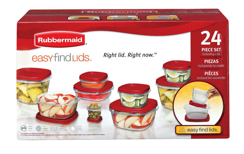 Rubbermaid Set with Vents. 24 Piece