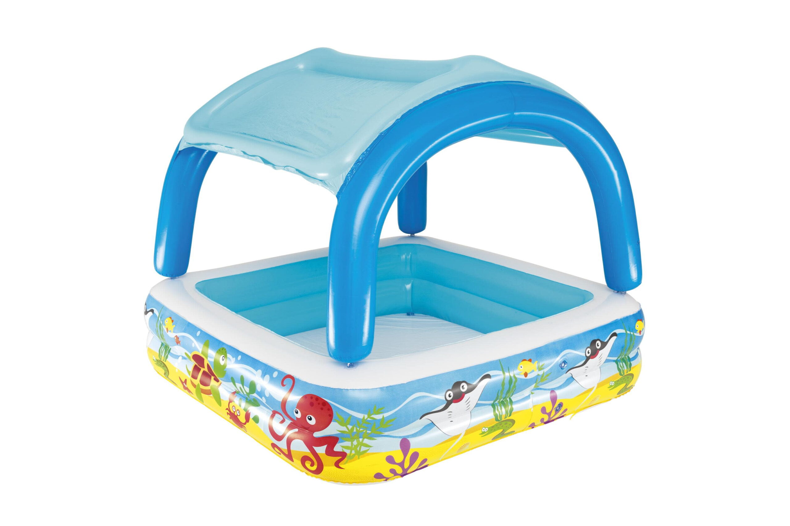 H2OGO! 55″ x 55″ Inflatable Square Kiddie Pool