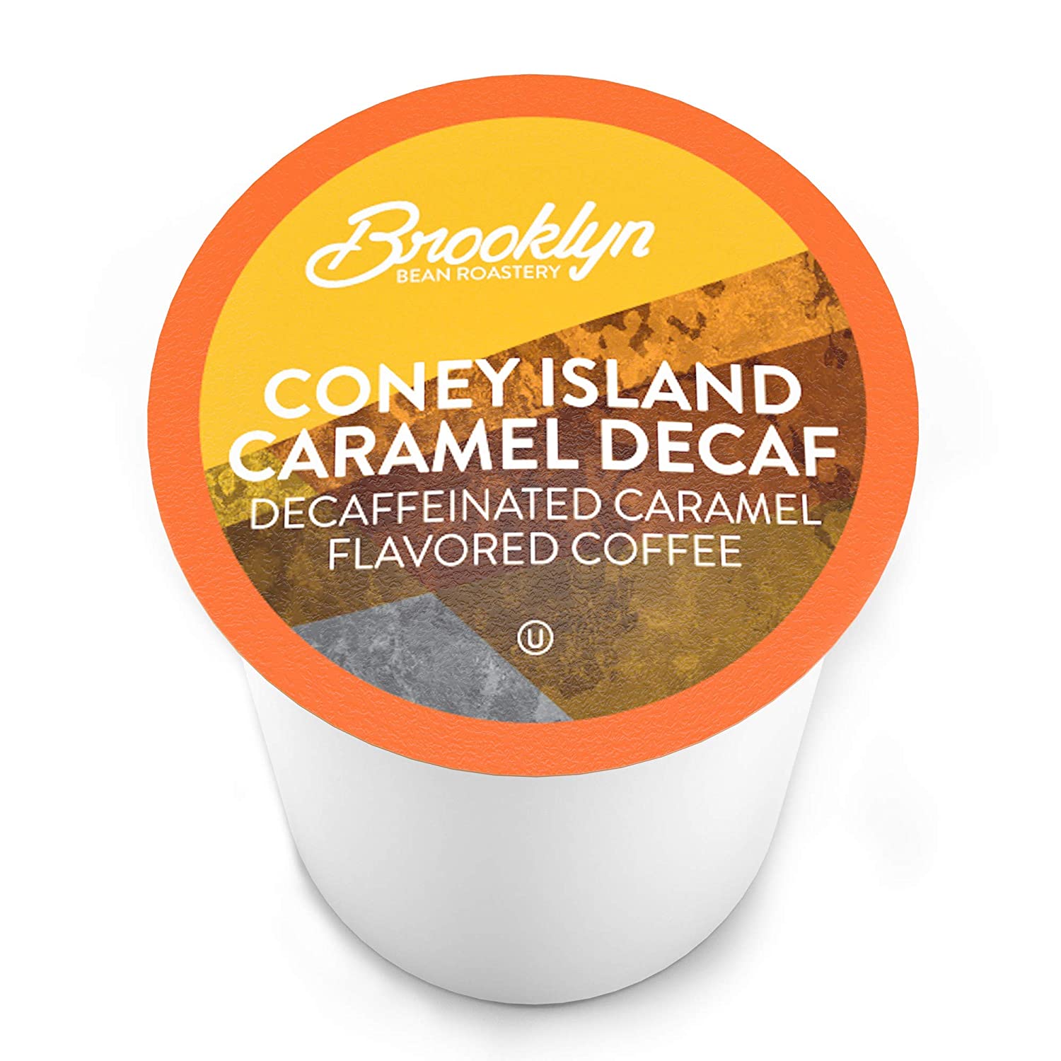 Brooklyn Beans Coffee Pods. Coney Island Caramel Decaf. Compatible with 2.0 Keurig Coffee Pods K Cup Brewers. 40 Count