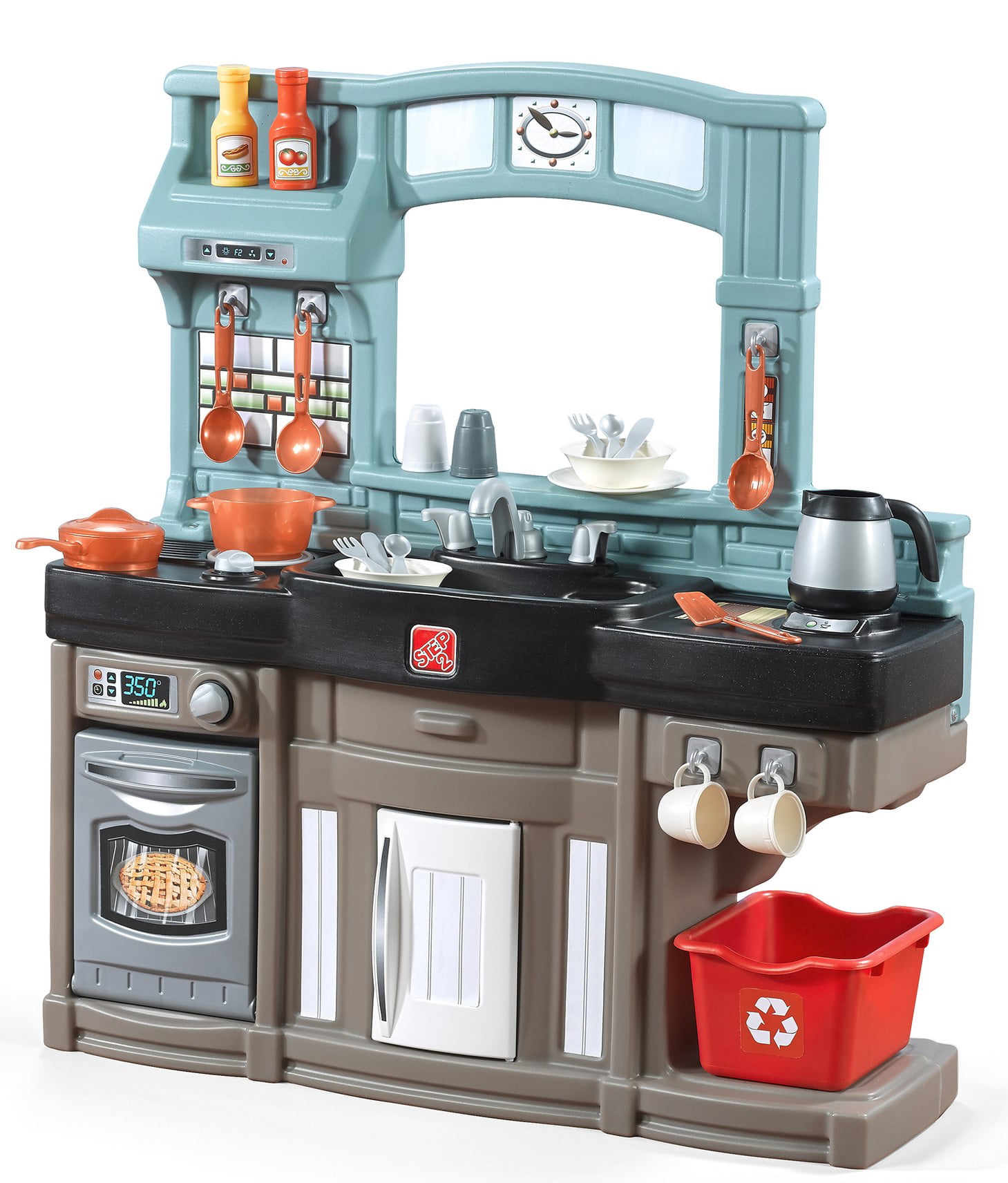 Step2 Pretend Play Kids Best Chef-s Toy Cooking Kitchen Set with Accessories