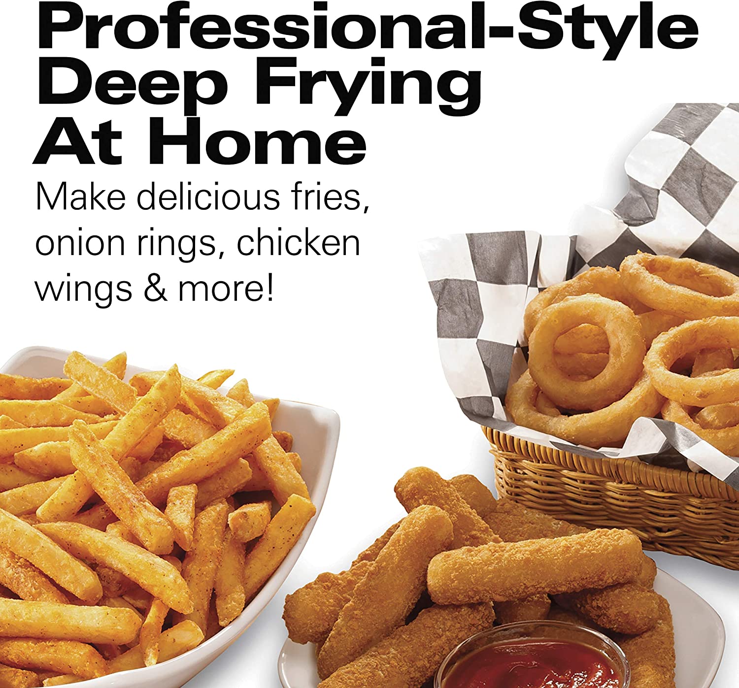 Hamilton Beach 35035A Professional Grade Electric Deep Fryer