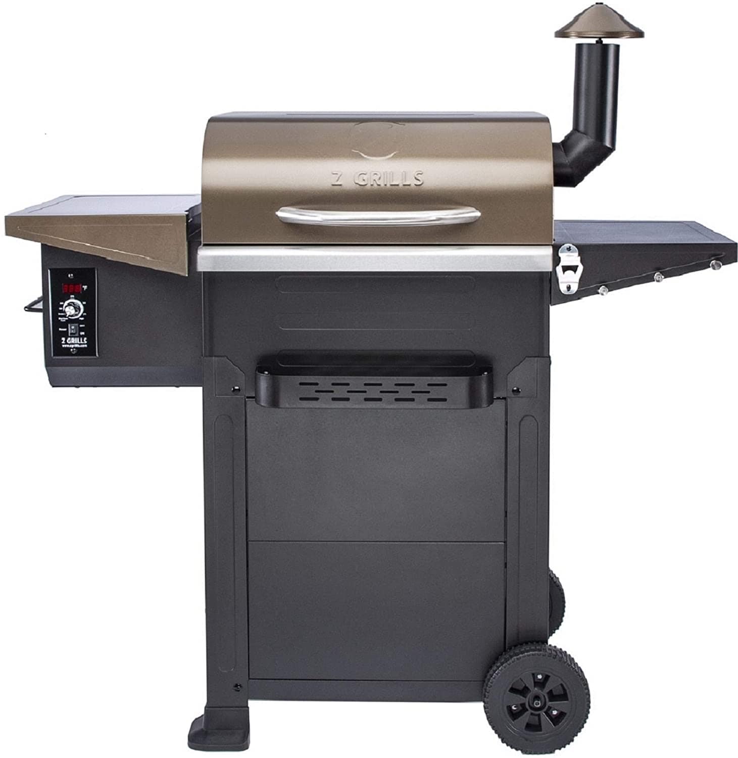 Z GRILLS 573-Sq in Bronze Pellet Grill