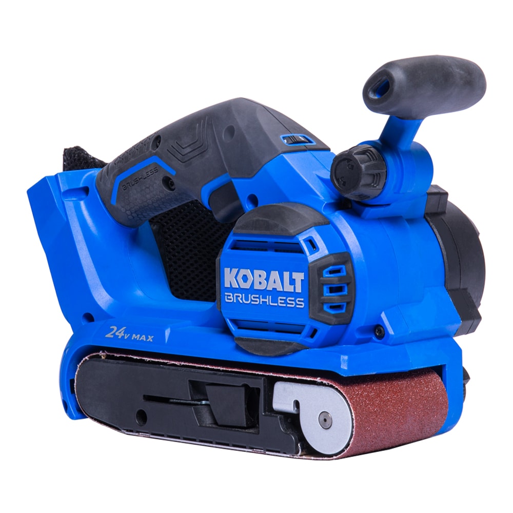 Kobalt Kobalt 24V MAX 24-Volt Brushless Cordless Variable Belt Sander with Dust Management