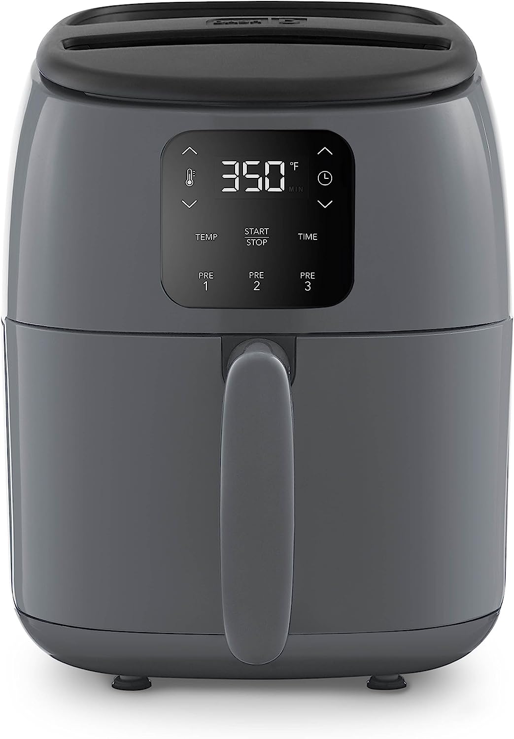 DASH Tasti-Crisp™ Digital Air Fryer with AirCrisp Technology. Custom Presets. Temperature Control. and Auto Shut Off Feature. 2.6 Quart - Cool Grey