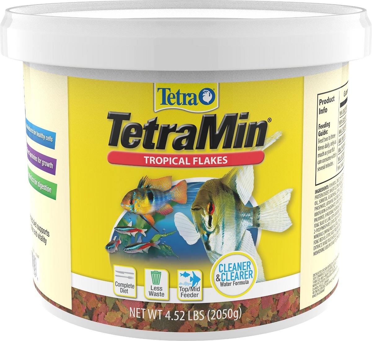 TetraMin Tropical Flakes Fish Food. 4.52 Pound (Pack of 1)