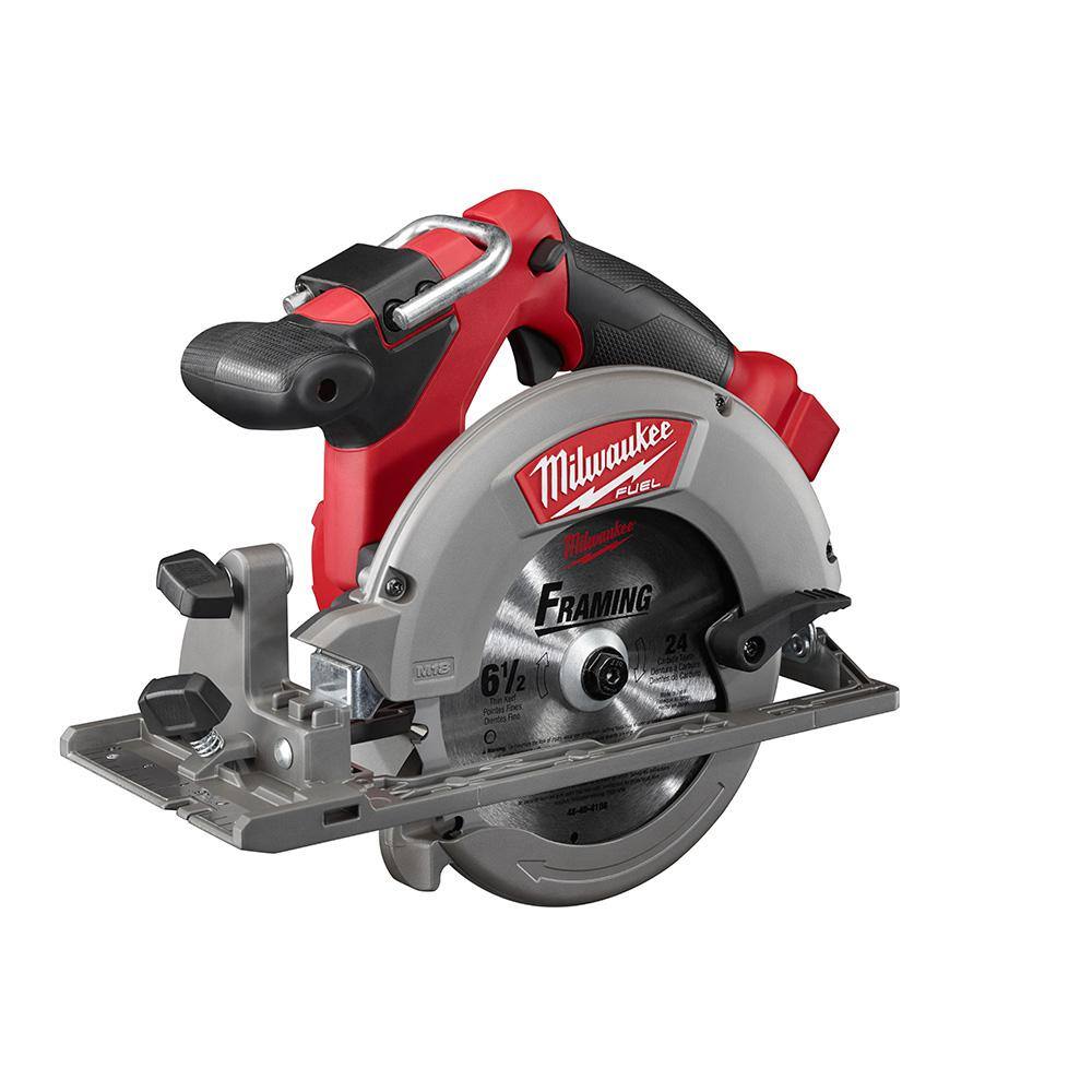 Milwaukee 2730-20-2836-20 M18 FUEL 18V Lithium-Ion Brushless Cordless 6-1/2 in. Circular Saw with Oscillating Multi-Tool (Tool-Only)