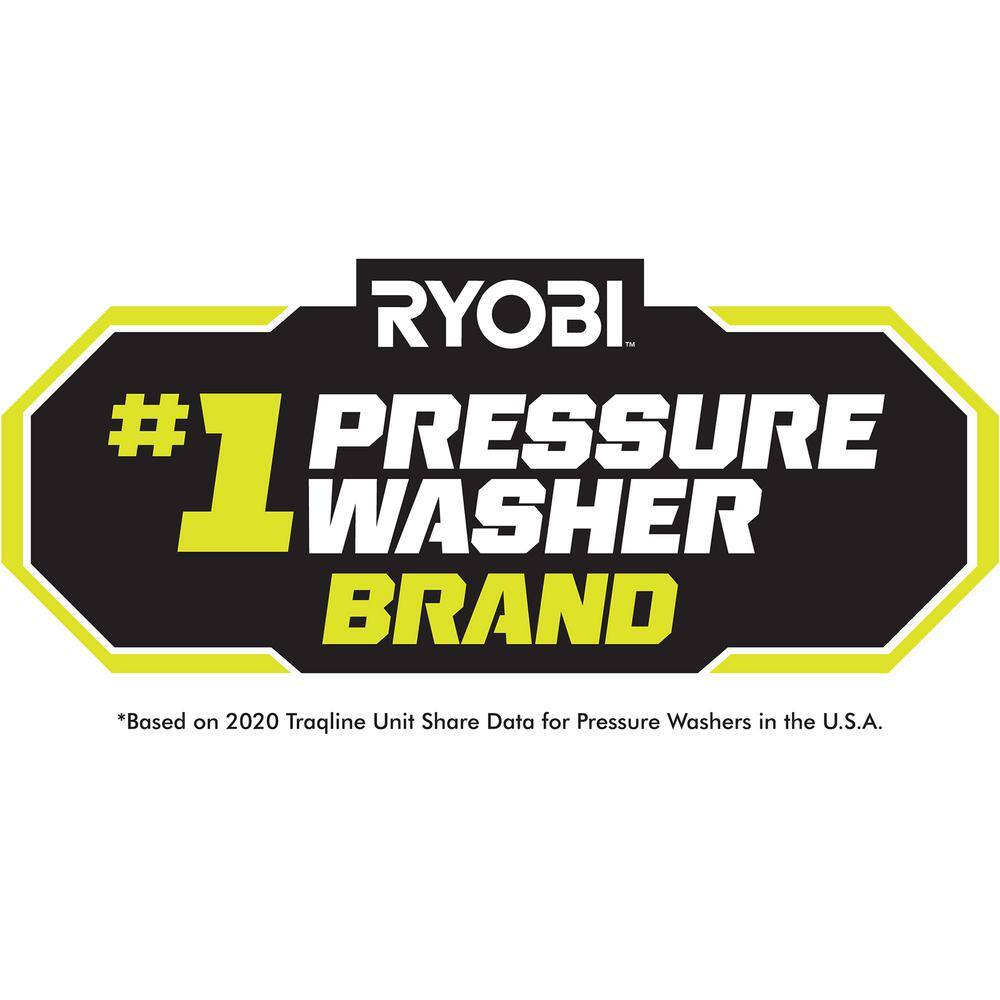 RYOBI RY142022-SC 2000 PSI 1.2 GPM Cold Water Electric Pressure Washer with Surface Cleaner