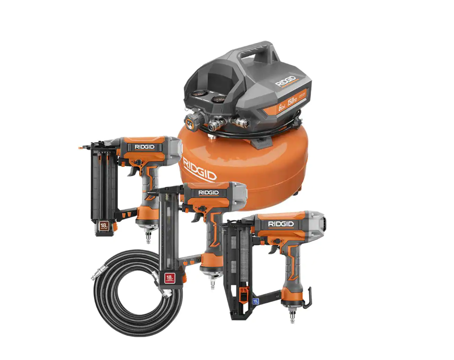 RIDGID R69603FK 6 Gal. Portable Electric Pancake Air Compressor