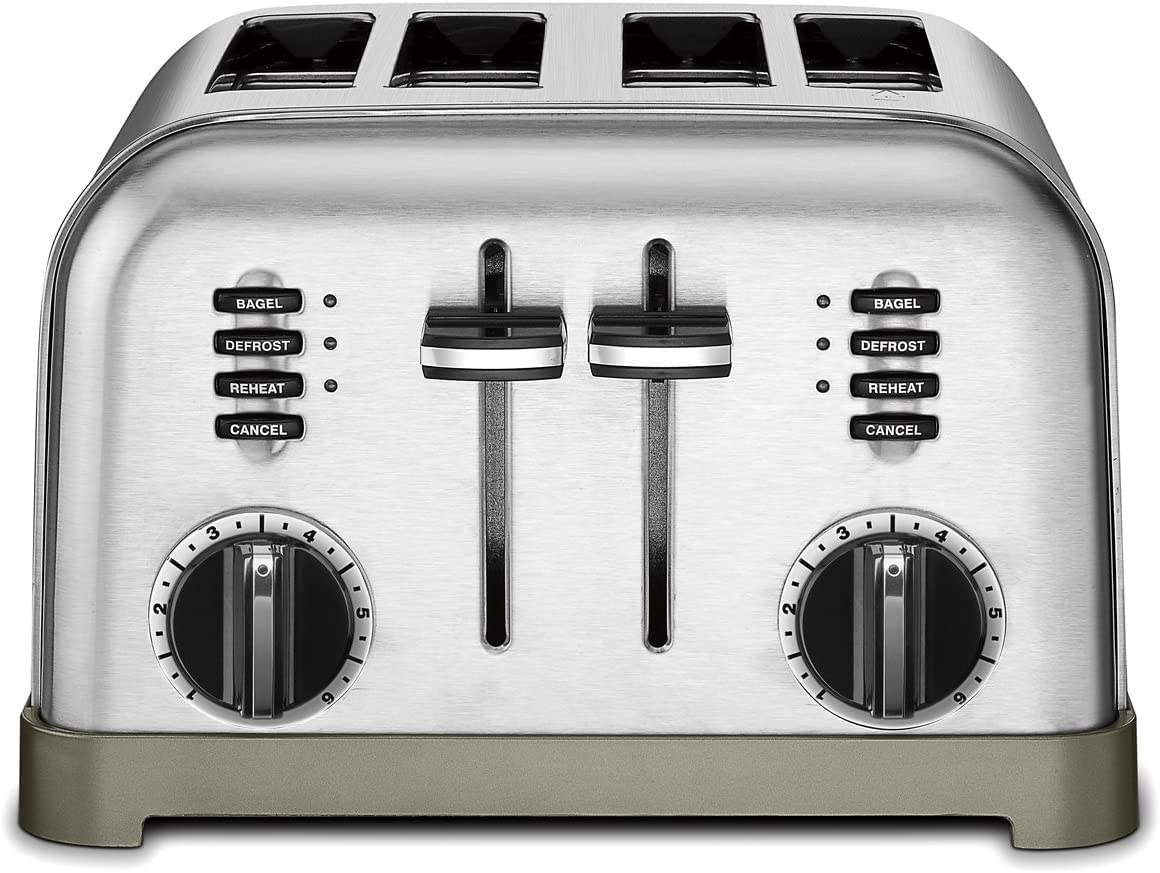 Cuisinart CPT-180P1 Metal Classic 4-Slice Toaster. Brushed Stainless