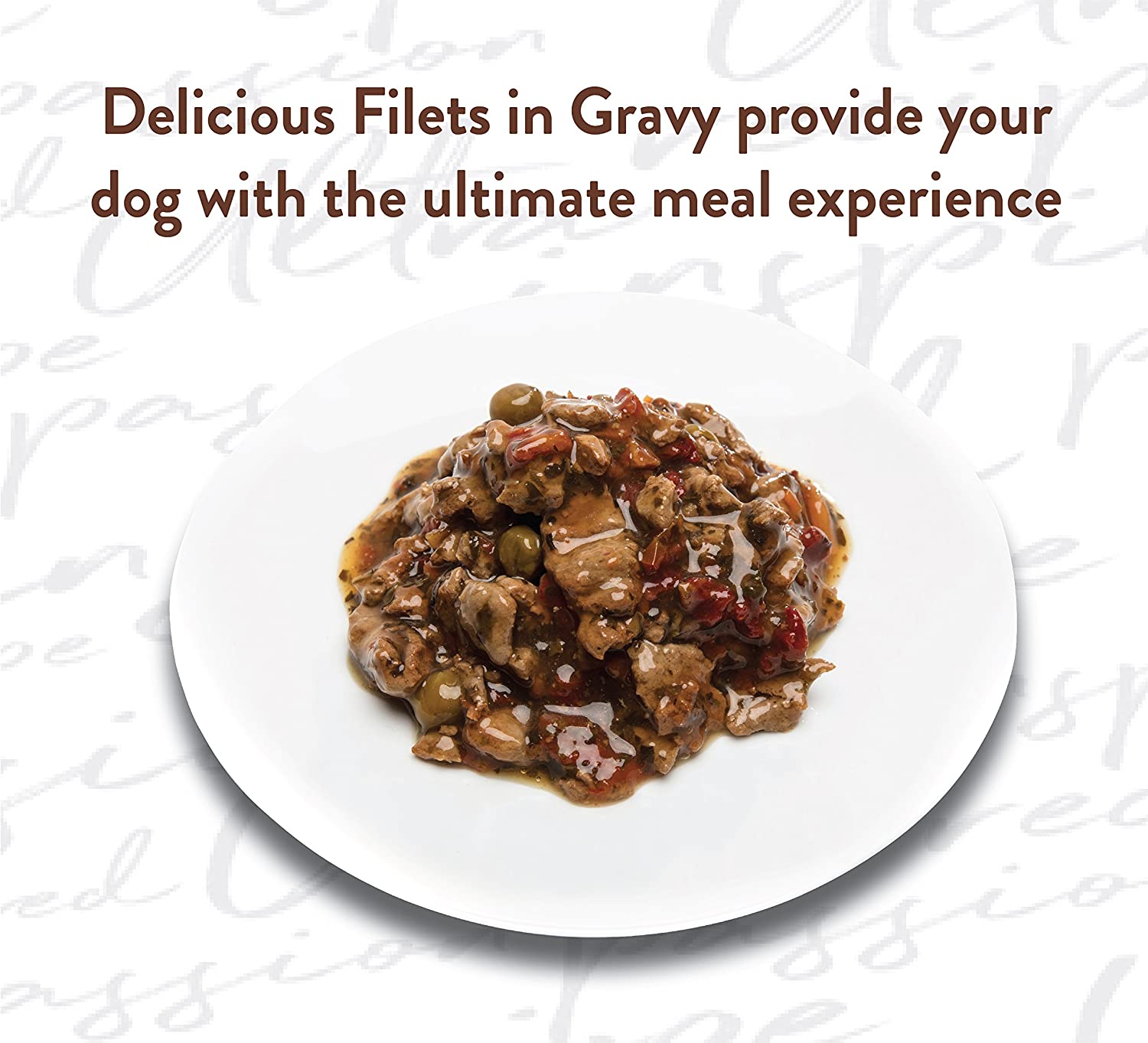 NUTRO ULTRA Grain Free Adult Wet Dog Food Filets in Gravy Deluxe Chicken Entrée With Tomatoes. Spring Vegetables. and a Hint of Basil 3.5 Ounce (Pack of 24)
