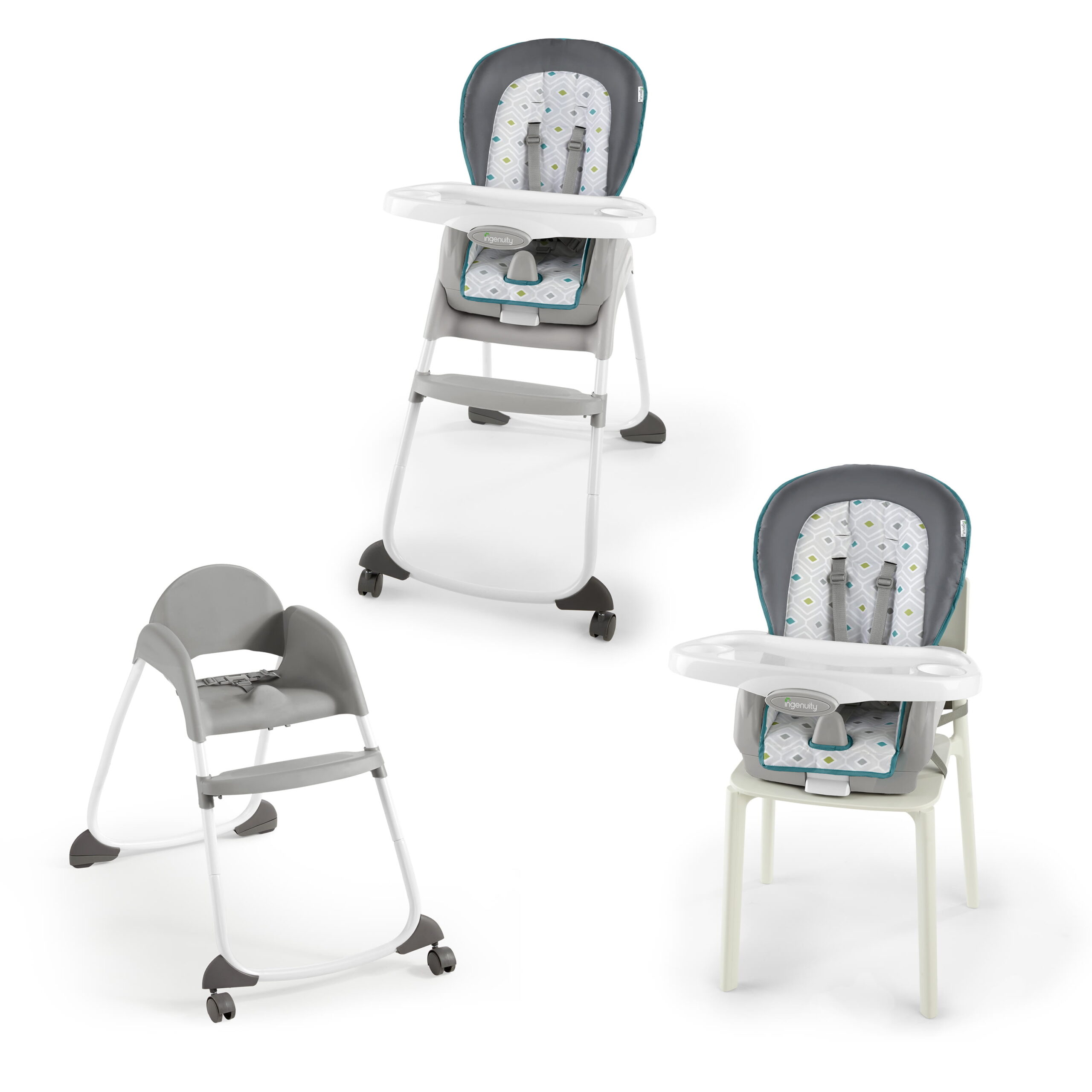 Ingenuity Trio 3-in-1 High Chair. Toddler Chair. and Booster. For Ages 6 Months and Up. Unisex - Nash