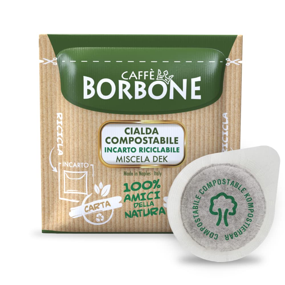 Caffe Borbone ESE Coffee Pods. Miscela Verde/DEK (150 Pods)