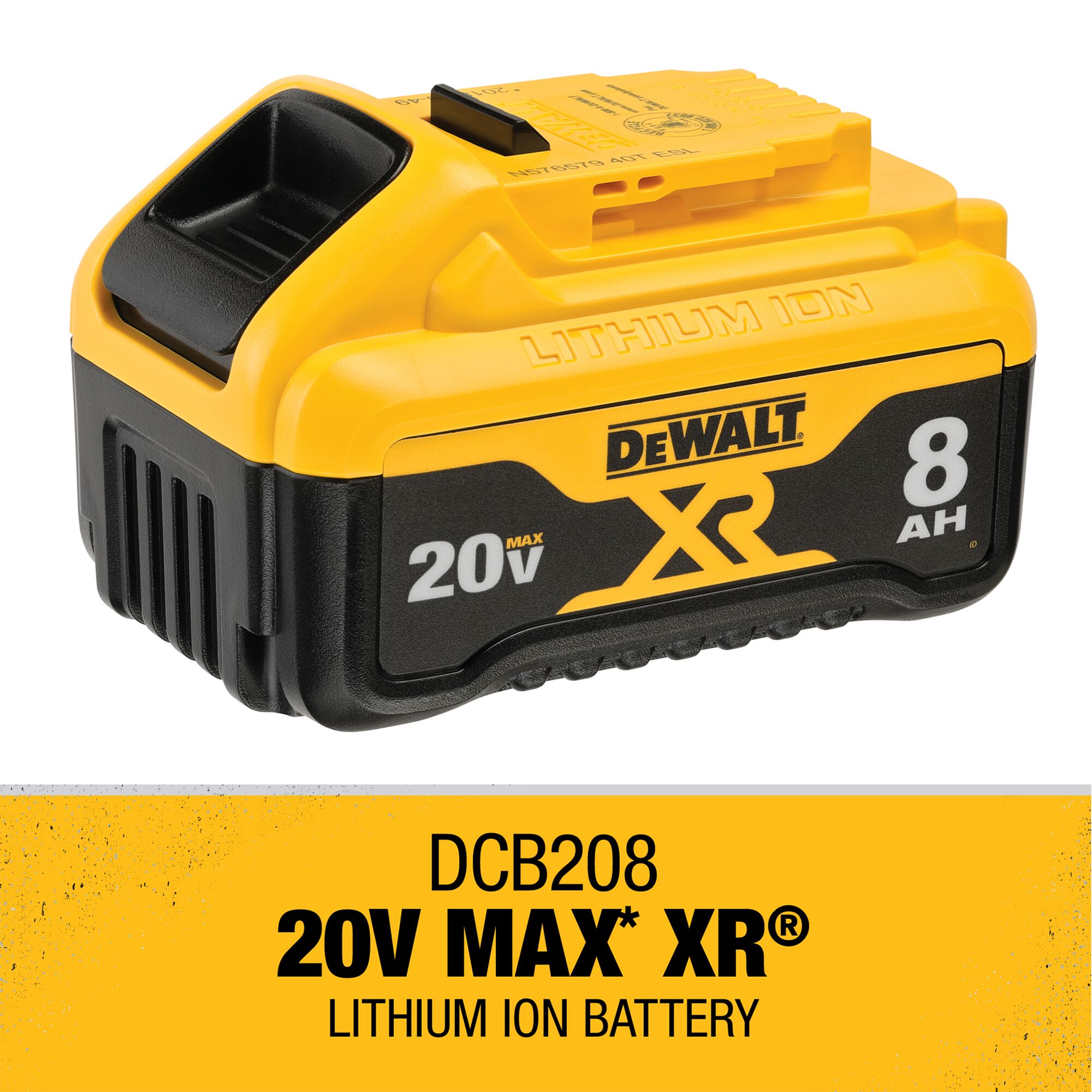 DEWALT XR 20-Volt 2-Pack 8 Amp-Hour; 8 Amp-Hour Lithium Power Tool Battery