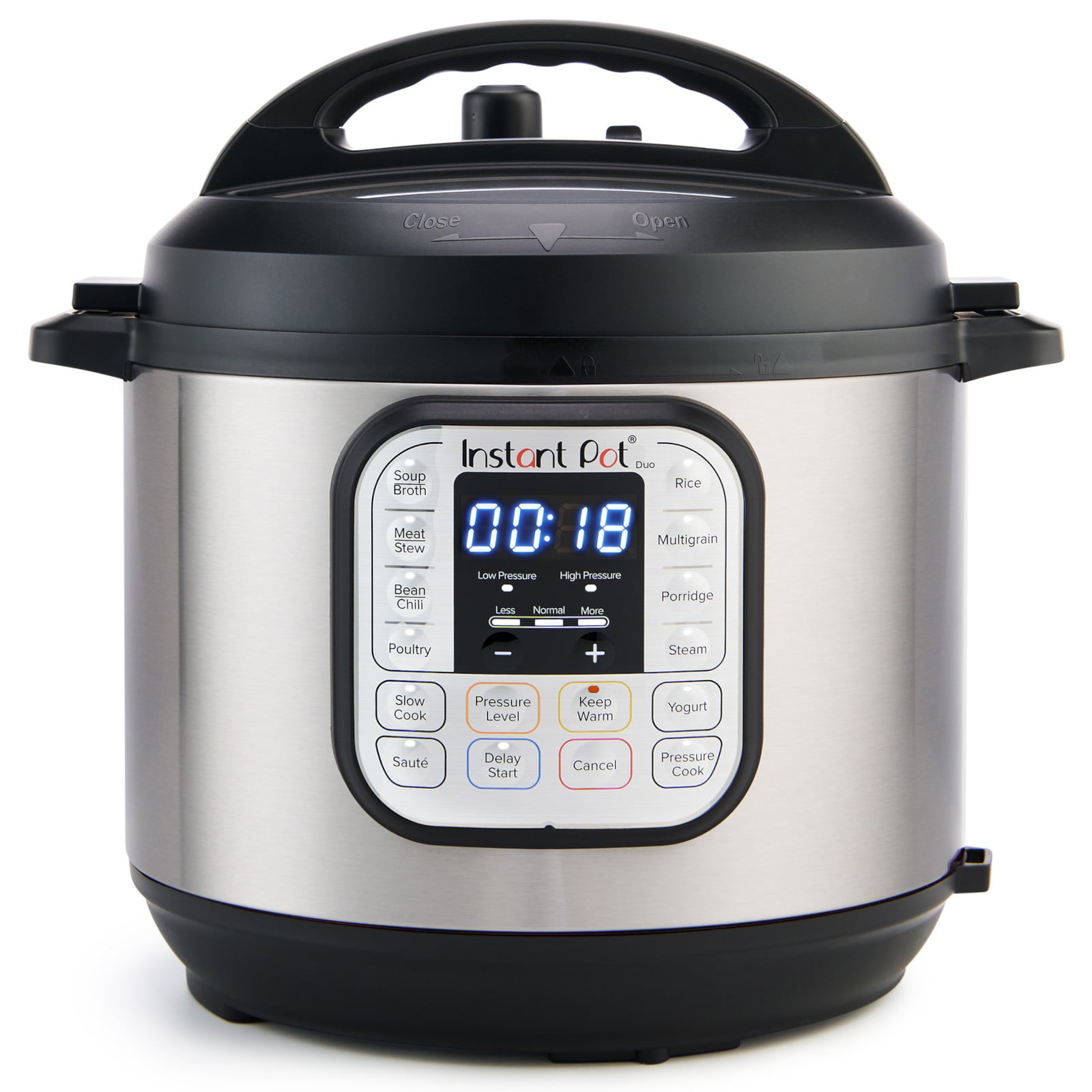 Instant Pot Duo 6-Quart 7-in-1 Electric Pressure Cooker with Easy-Release Steam Switch . Slow Cooker. Rice Cooker. Steamer. Sauté. Yogurt Maker. Warmer & Sterilizer. Stainless Steel