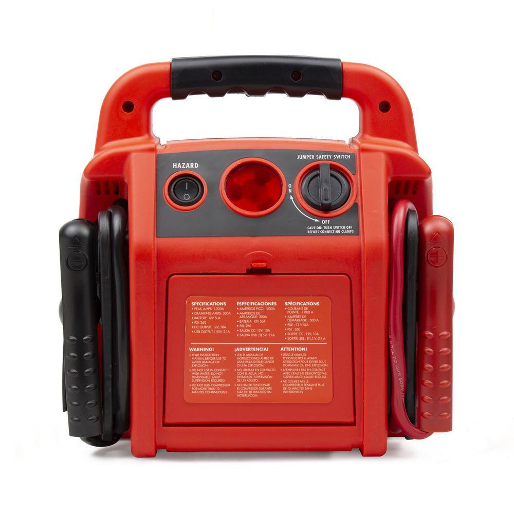 Wagan Tech EL7553 1000 Amp Portable Jump Starter
