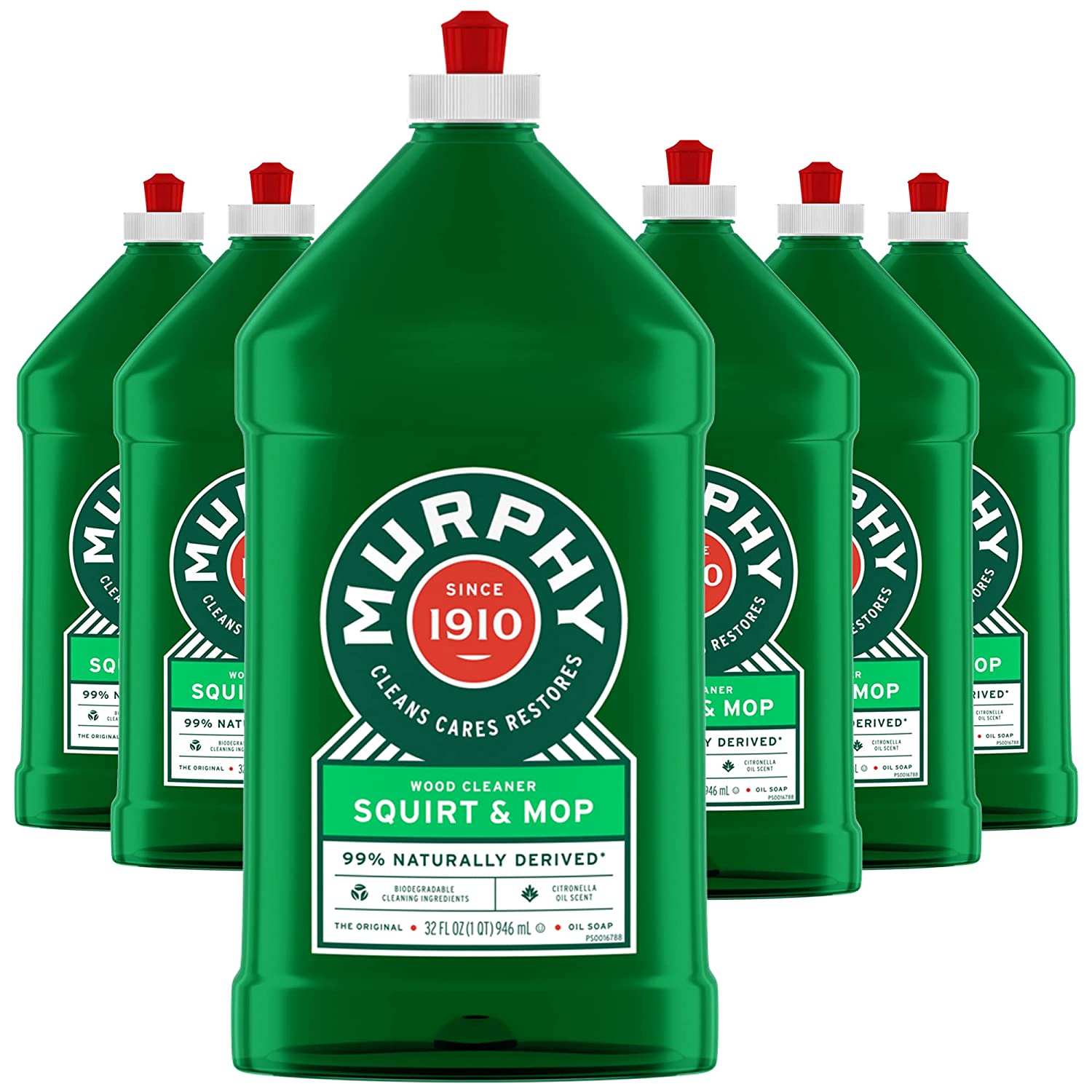 Murphy Oil Soap Squirt and Mop Floor Cleaner. 192 Oz (32 Oz. 6 Pack)