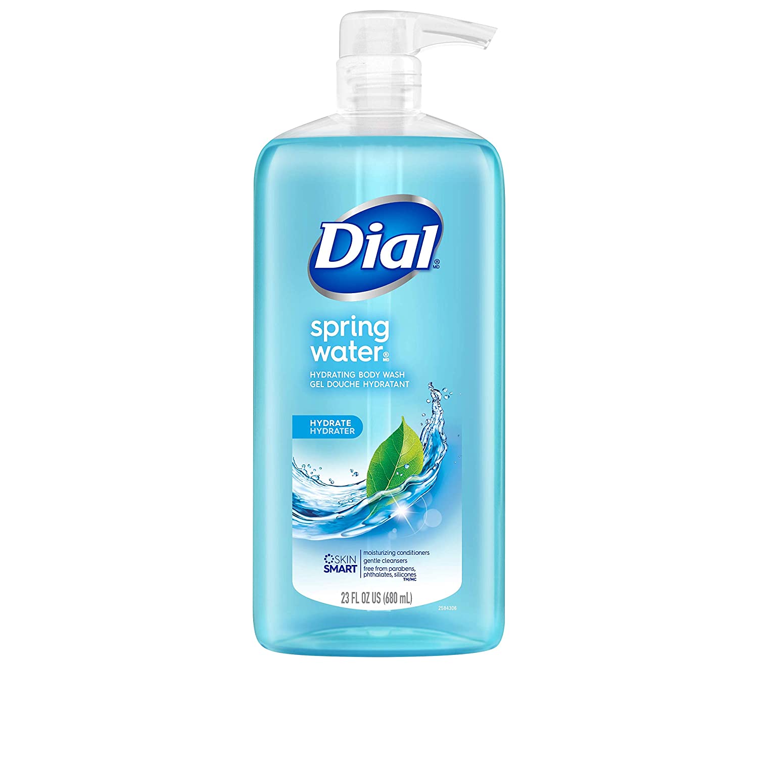 Dial Body Wash. Spring Water. 23 fl Oz (Pack Of 3)