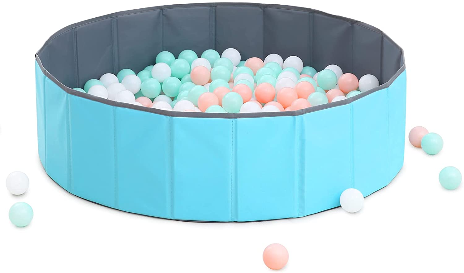 GOGOSO Big Ball Pit Fabric Ball Pool with Storage Bag