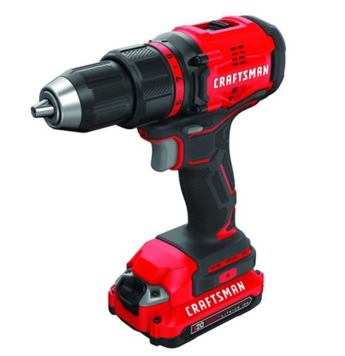 Craftsman V20 20 V 1/2 in Brushless Cordless Compact Drill Kit (Battery & Charger)
