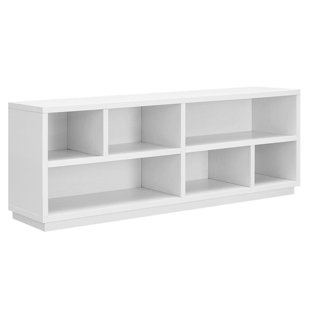 Meyer&Cross  Bowman 70 in. White TV Stand Fits TV-s up to 75 in.
