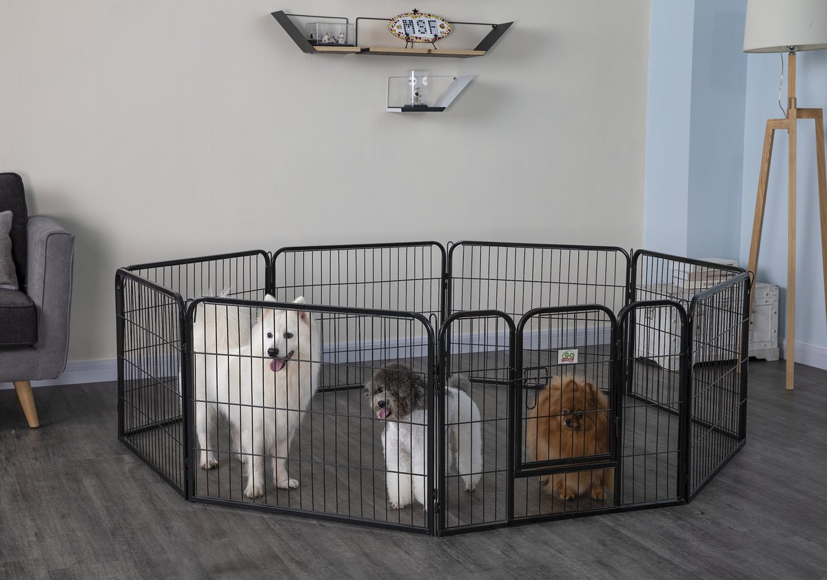 Go Pet Club Heavy Duty Wire Dog Exercise Pen. 32-Inch