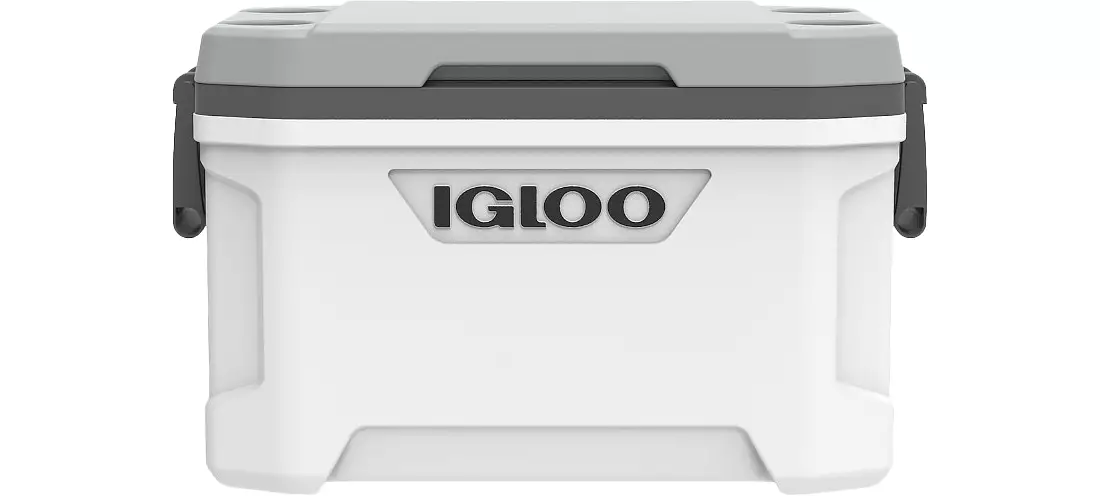 Igloo 52 Quart Latitude Cooler - Ash Gray Meteorite White