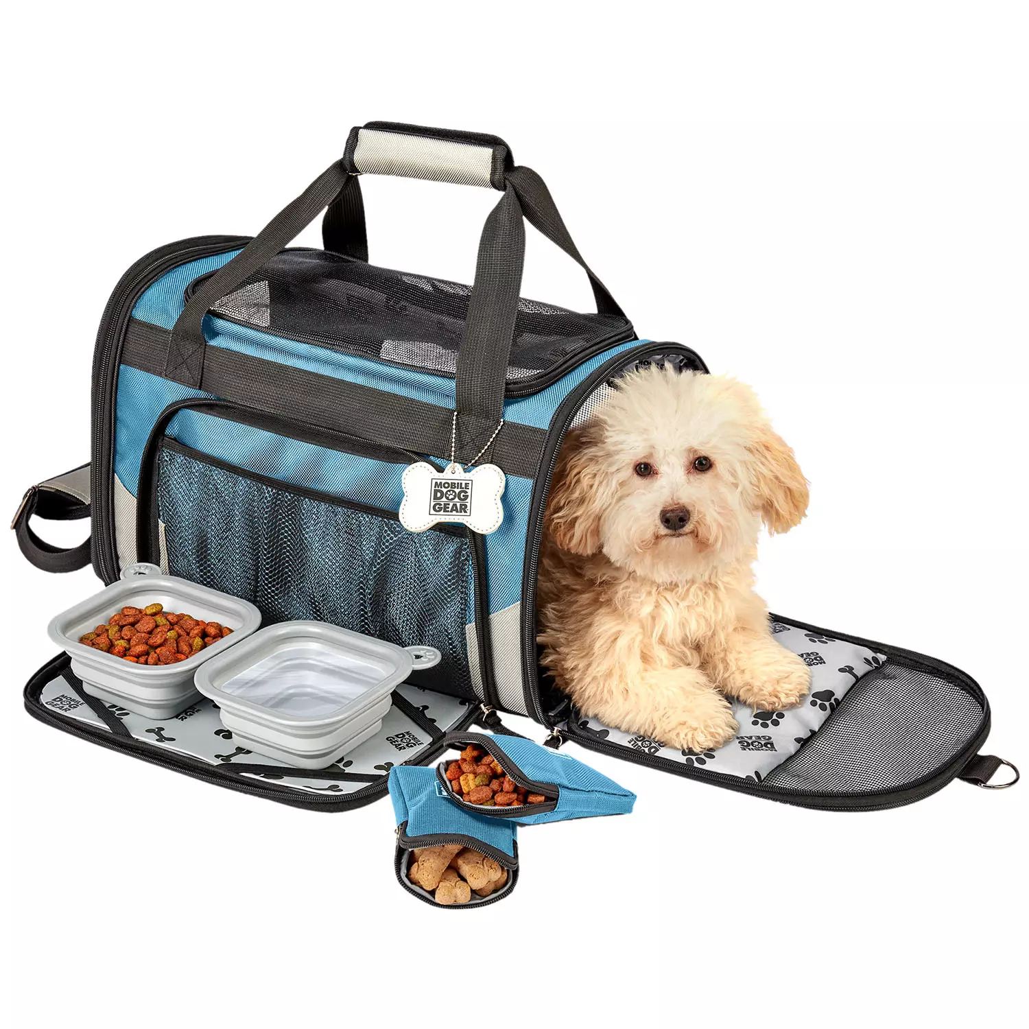 Mobile Dog Gear Pet Carrier Plus. Small (Blue)