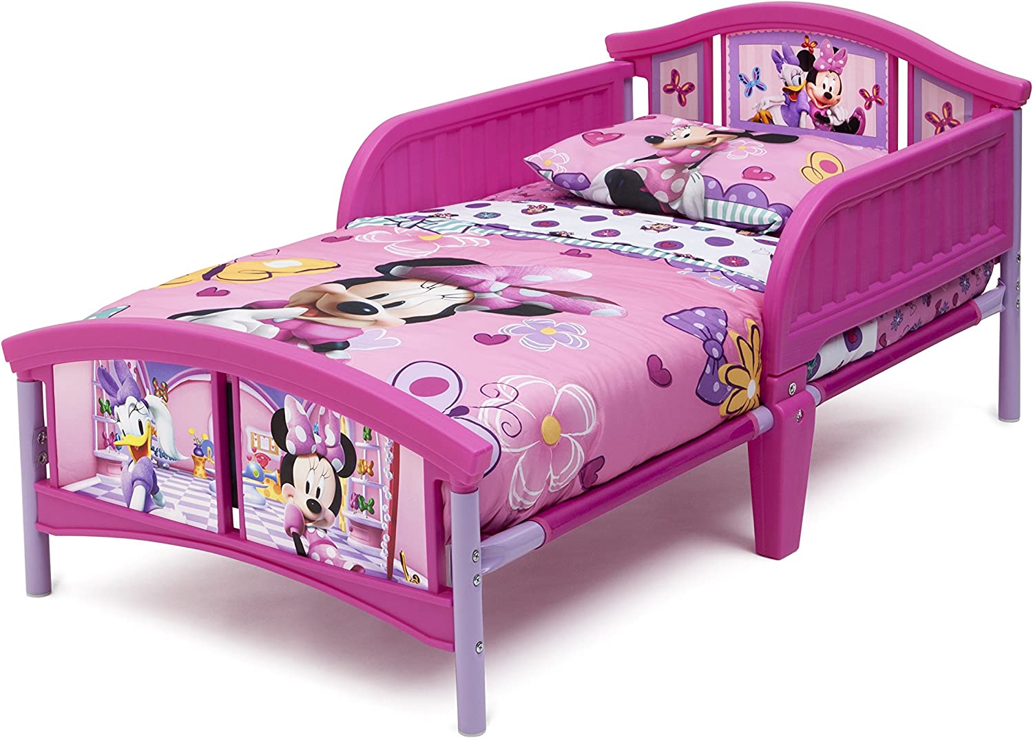 Delta Children Plastic Toddler Bed. Disney Minnie Mouse