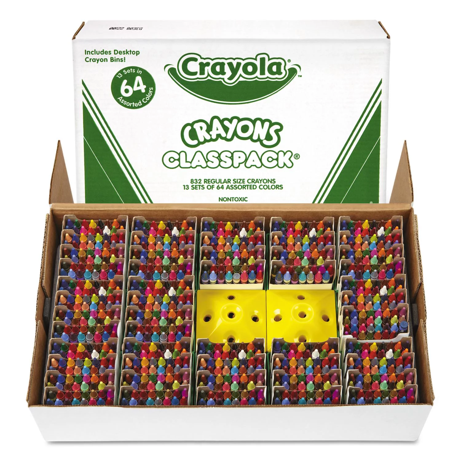 Crayola Classpack Crayons. 64 Colors. 832 Total Crayons