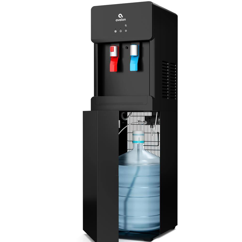 Avalon A6BLWTRCLRBLK Touchless Bottom Loading Water Cooler Dispenser. Hot & Cold Water. UL/Energy Star- Black
