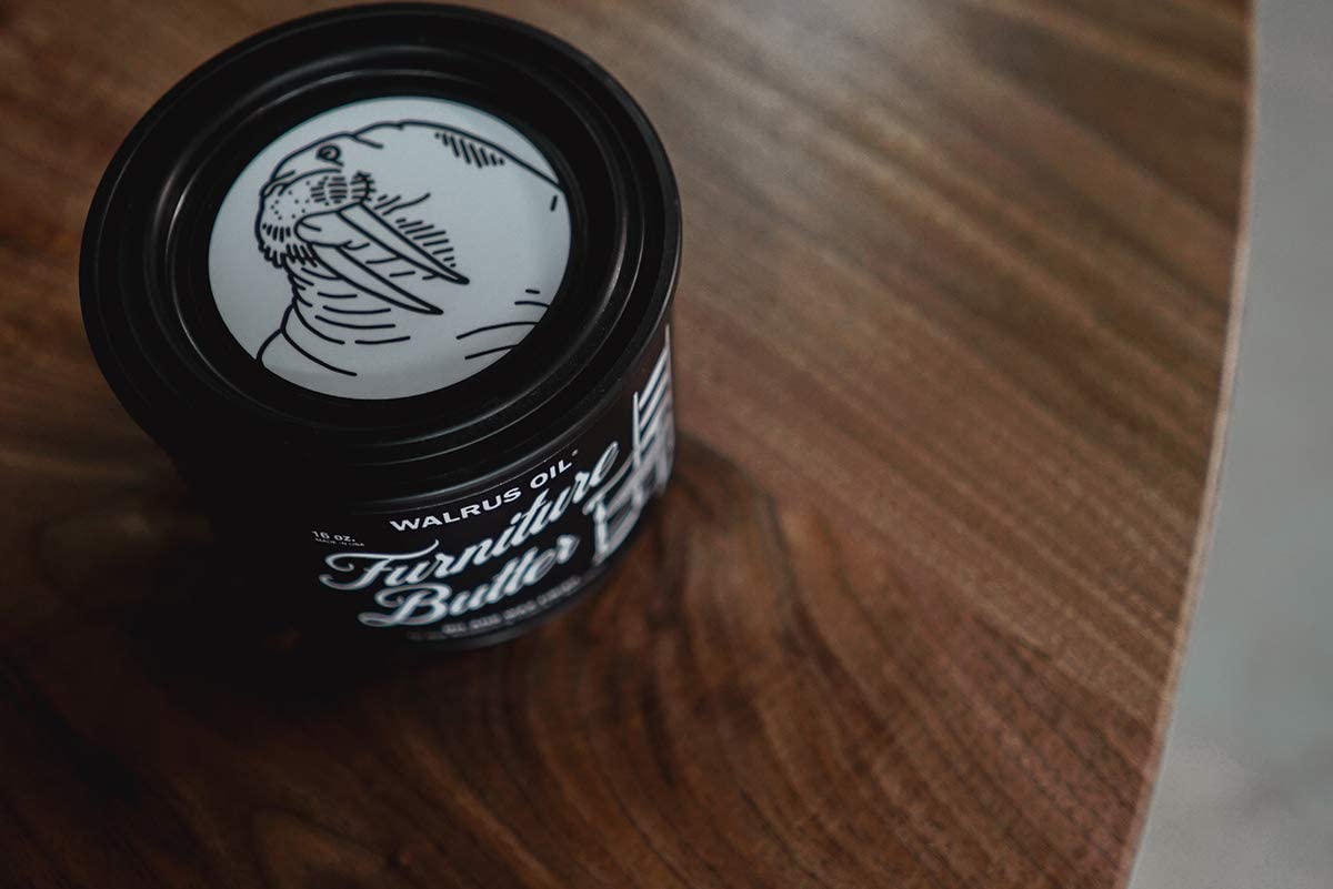 WALRUS OIL - Furniture Butter - Oil and Wax Finish 100% Plant Based. 16oz