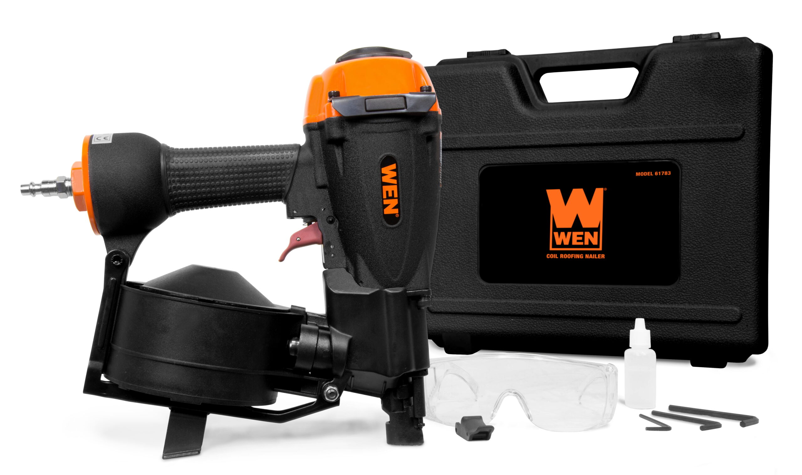 WEN Products 3/4-Inch to 1-3/4-Inch Pneumatic Coil Roofing Nailer