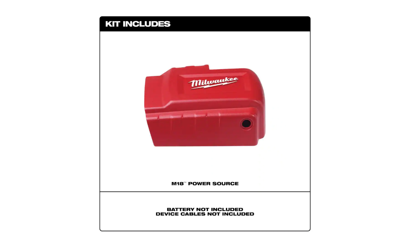 Milwaukee 49-24-2371 M18 18-Volt Lithium-Ion Cordless Power Source (Tool-Only)