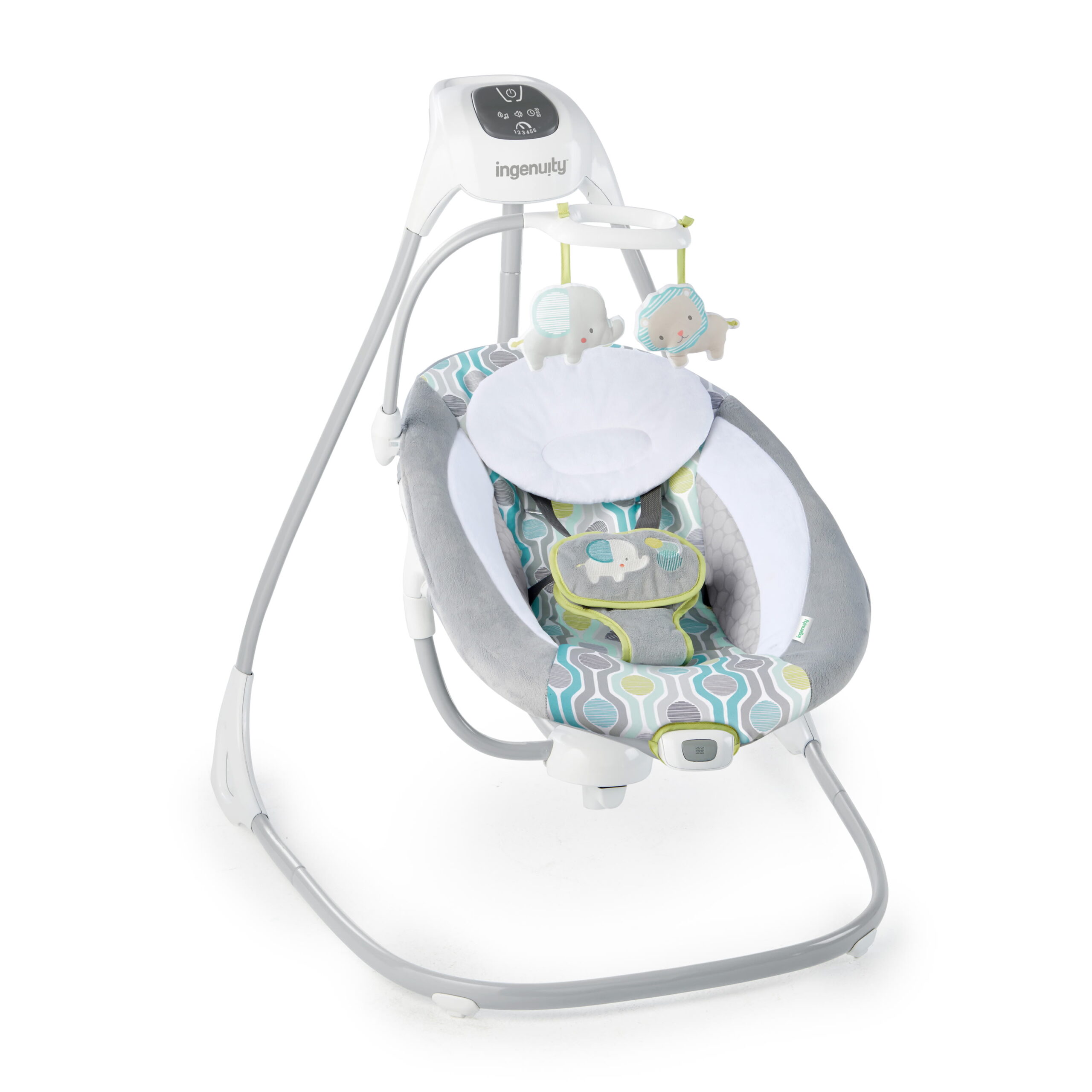 Ingenuity SimpleComfort Multi-Direction Compact Baby Swing with Vibrating Seat. Unisex - Everston