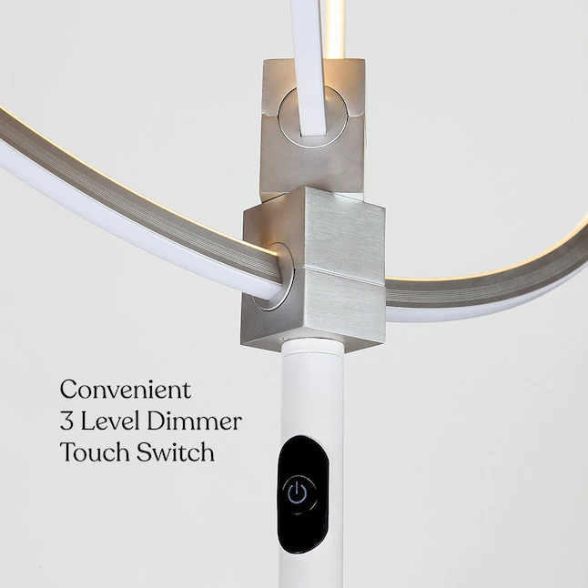 Brightech  79-in Silver Floor Lamp