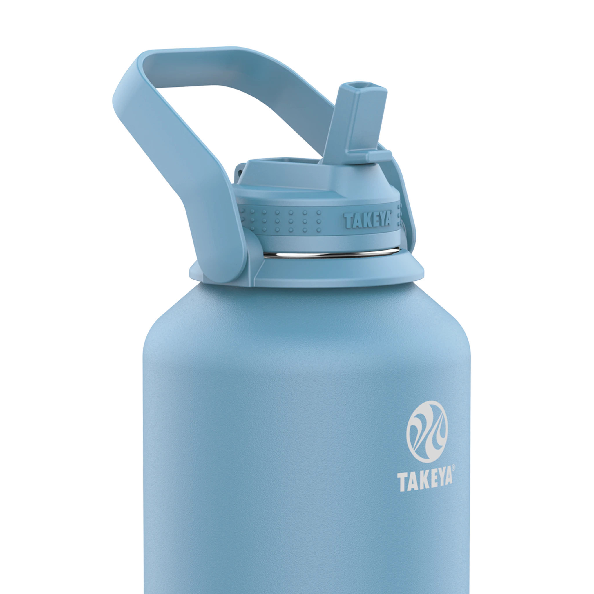 Takeya 64-fl oz Stainless Steel Insulated Water Bottle - Bluestone