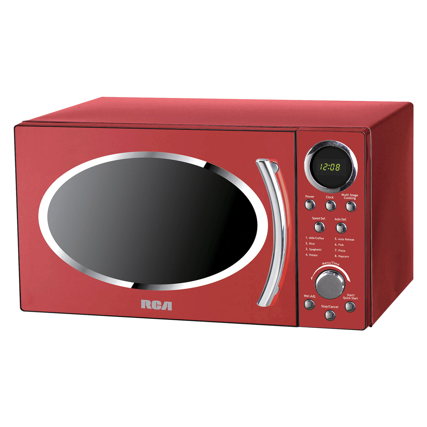 RCA RMW987-RED 900-Watt 0.9-Cu.-Ft. Retro Countertop Microwave (Red)