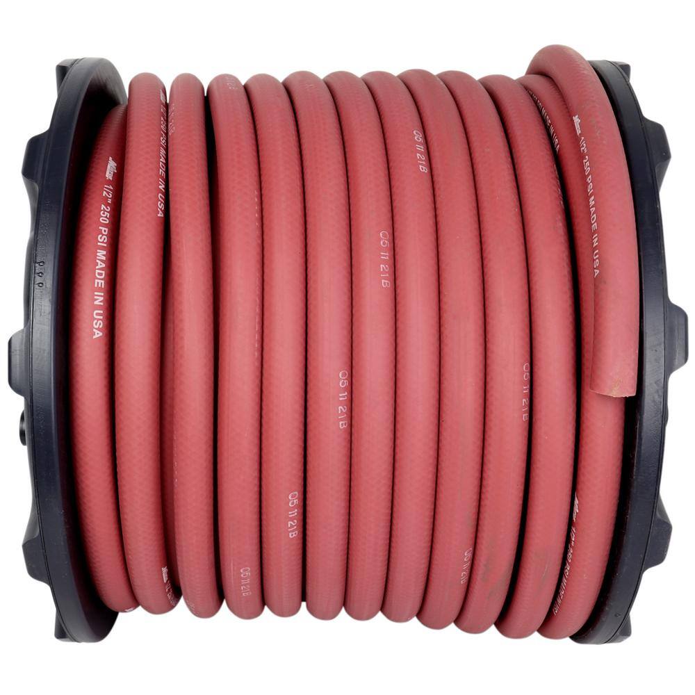 Milton 1636-150 150 ft. 1/2 in. I.D. EPDM Rubber Air Hose