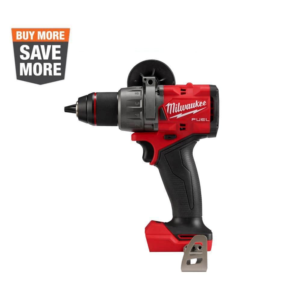 Milwaukee 2904-20 M18 FUEL 18V Lithium-Ion Brushless Cordless 1/2 in. Hammer Drill/Driver (Tool-Only)