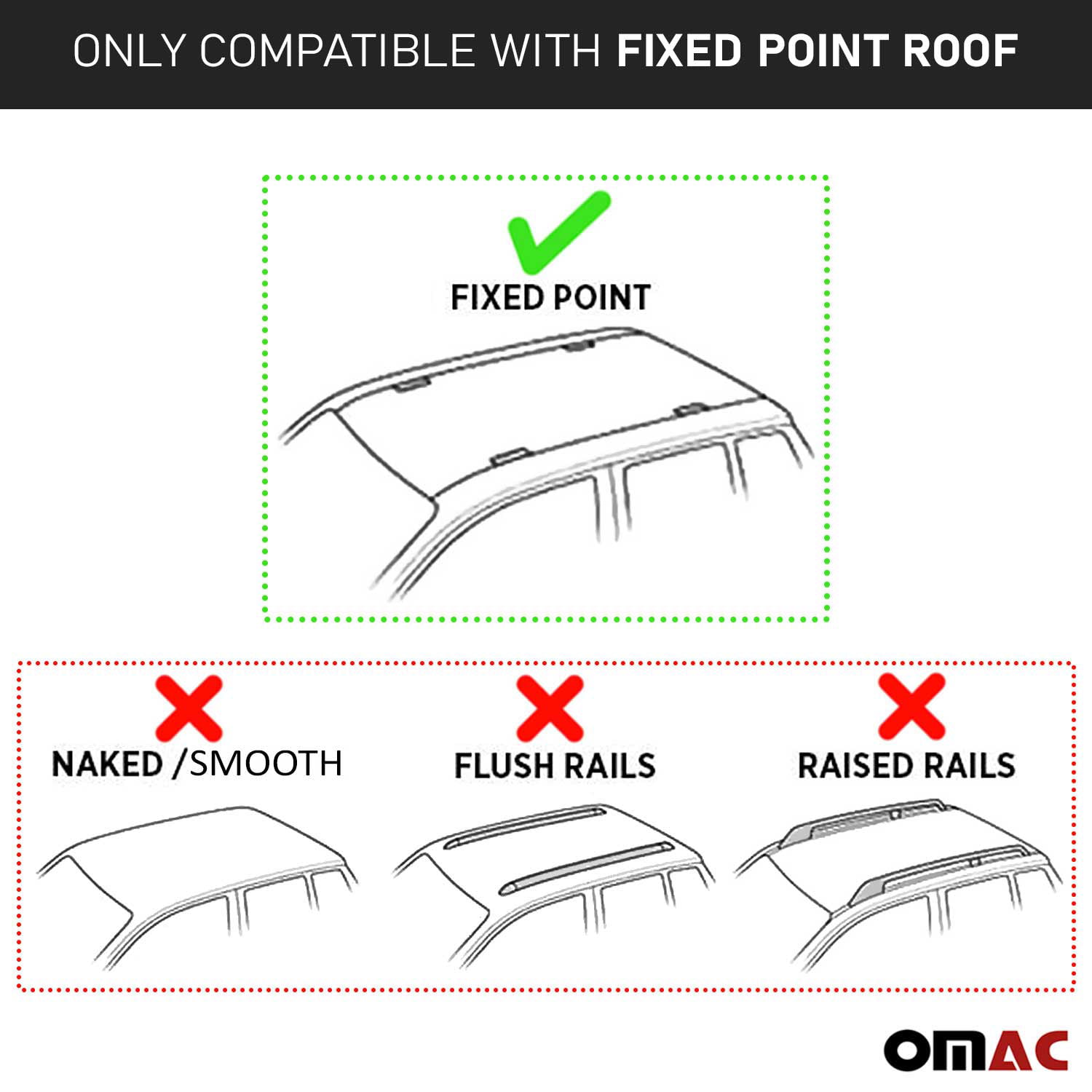 Roof Racks fits Kia Soul 2020-2022 Cross Bars Luggage Carrier Black Set