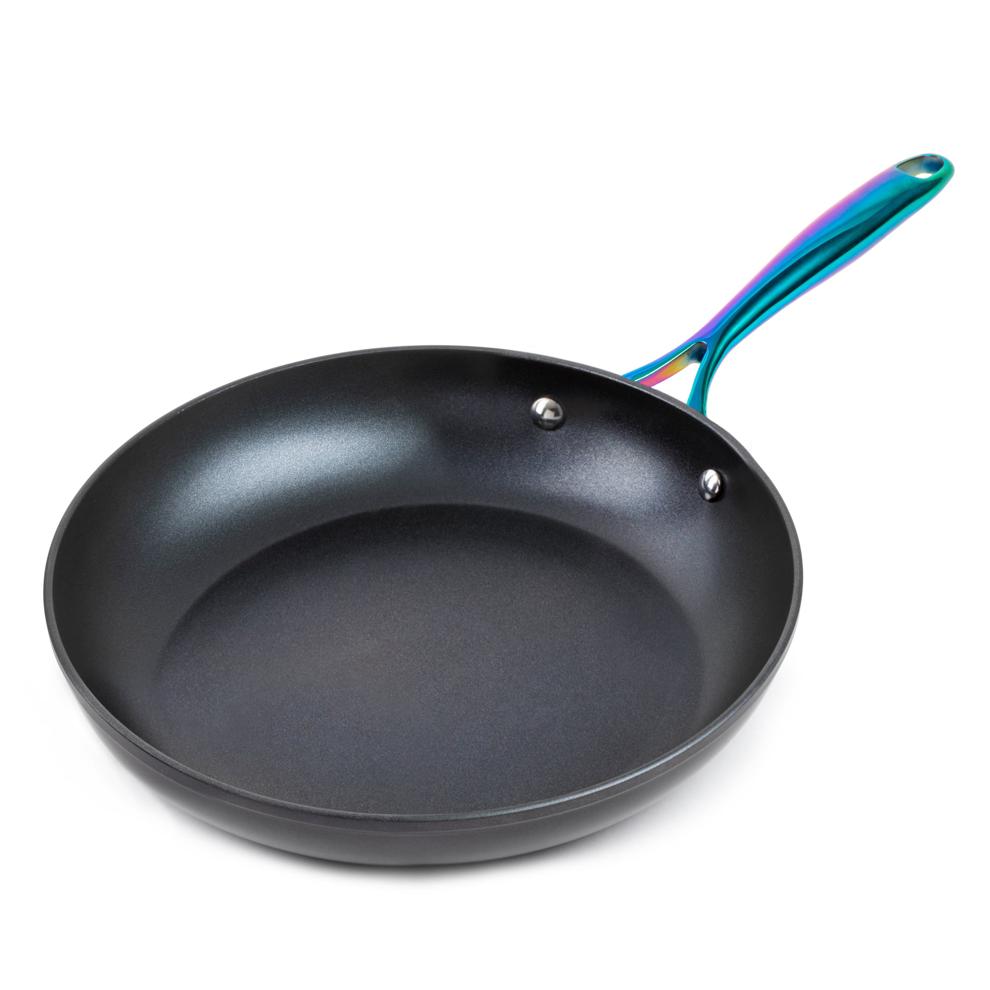 Thyme & Table Non-Stick 12″ Rainbow Fry Pan with Stainless Steel Induction Base