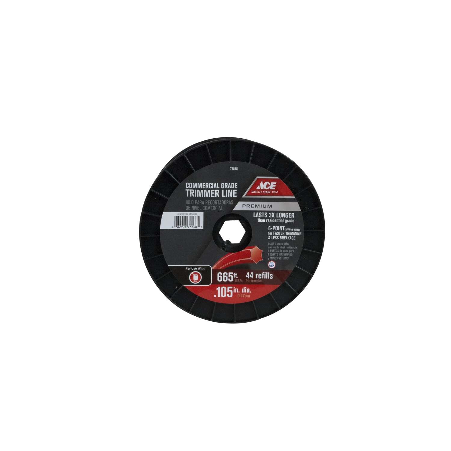Ace Premium Commercial Grade 0.105 in. D X 665 ft. L Trimmer Line