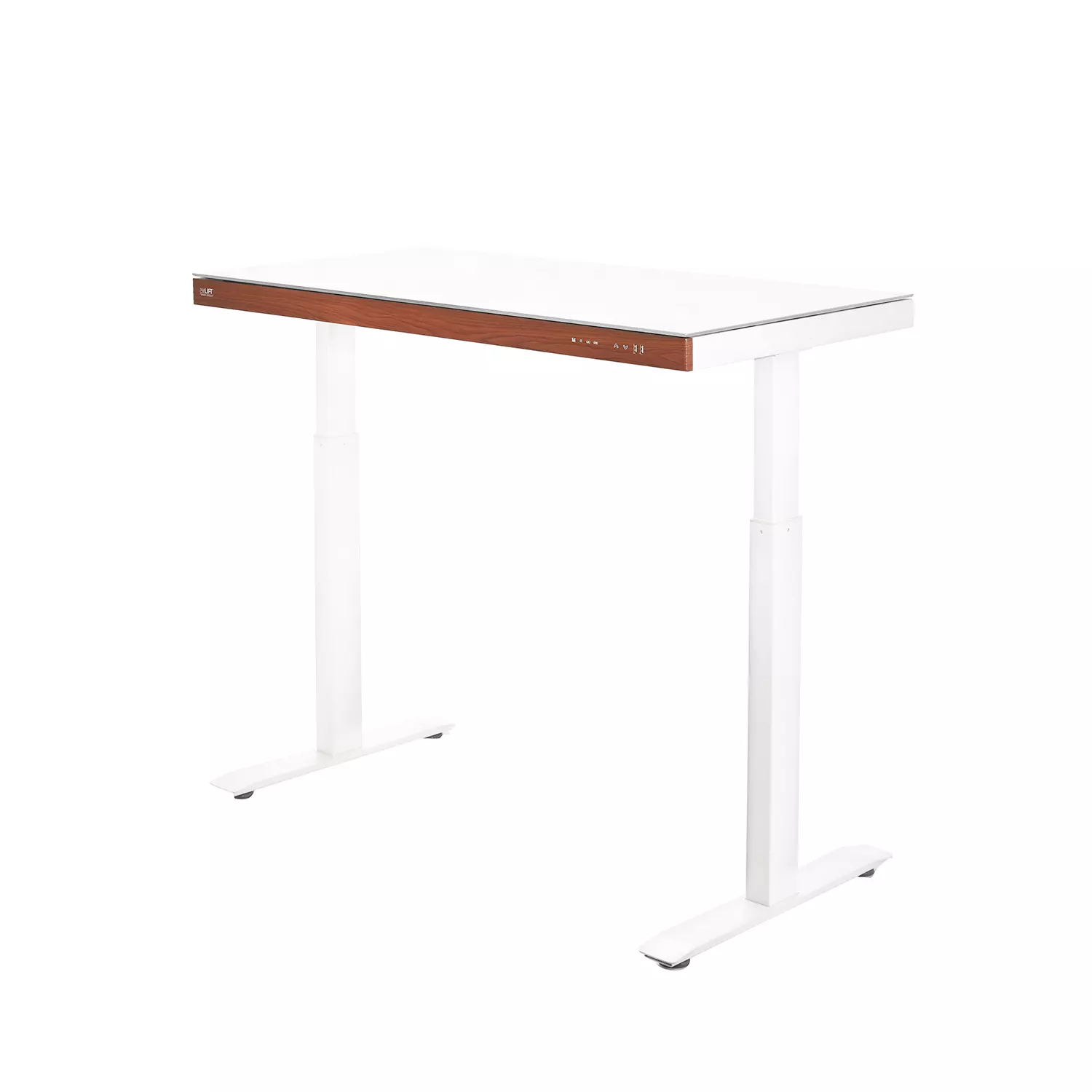 Seville Classics airLIFT 48″ Tempered Glass Electric Sit-Stand Desk