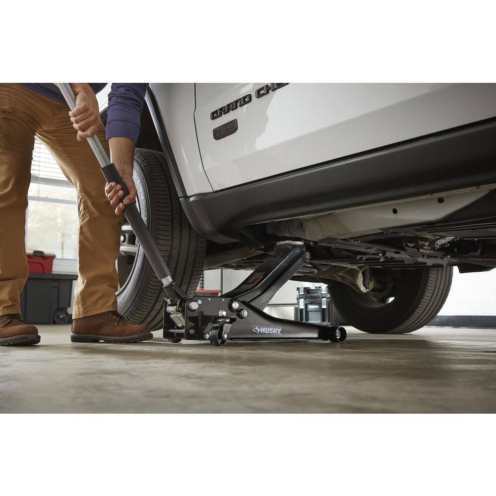Husky HD00120-DIP 3-Ton Low Profile Floor Jack with Quick Lift