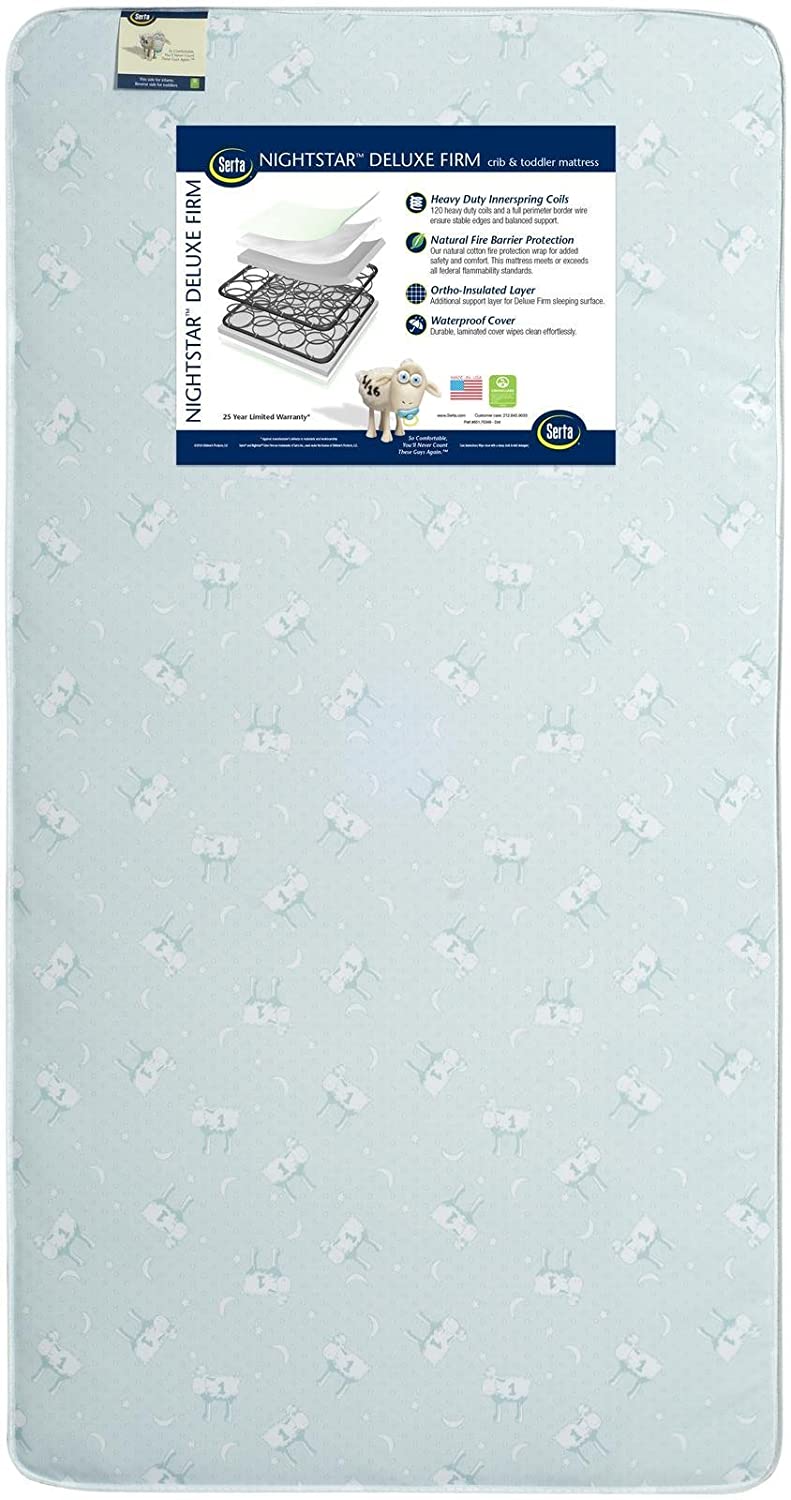 Serta Nightstar Deluxe Firm Crib and Toddler Mattress