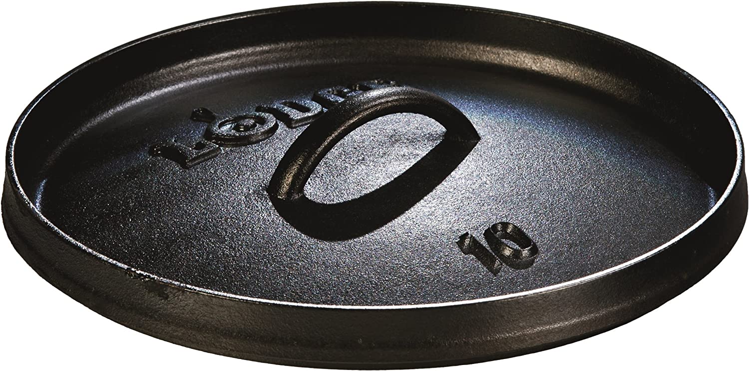 Lodge L10CO3 Cast Iron Camp Dutch Oven. 4-Quart