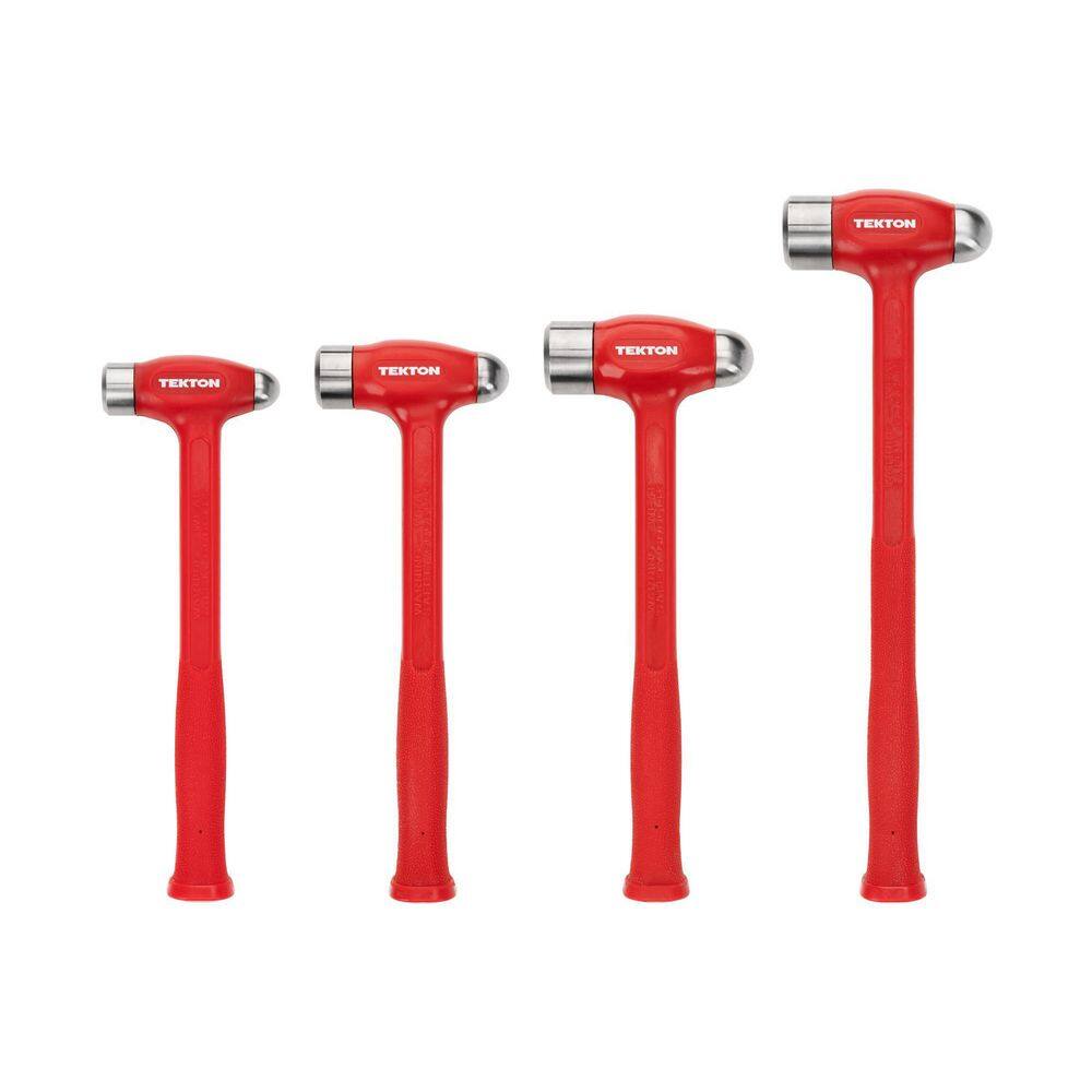 TEKTON HDB95001 26 oz..36 oz..47 oz..50 oz. Ball Peen Dead Blow Hammer Set (4-Piece)